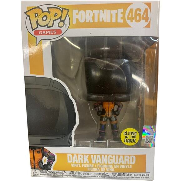 Funko Pop Fortnite Game #464 Dark Vanguard Vinyl Glow‎ in the Dark - Picture 1 of 6